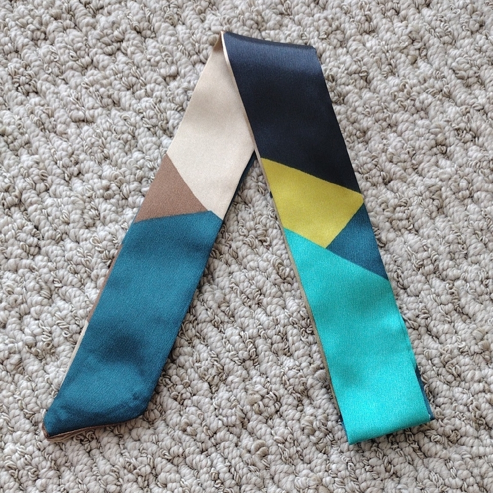Colorful Twilly Scarf - Picture 2 of 9